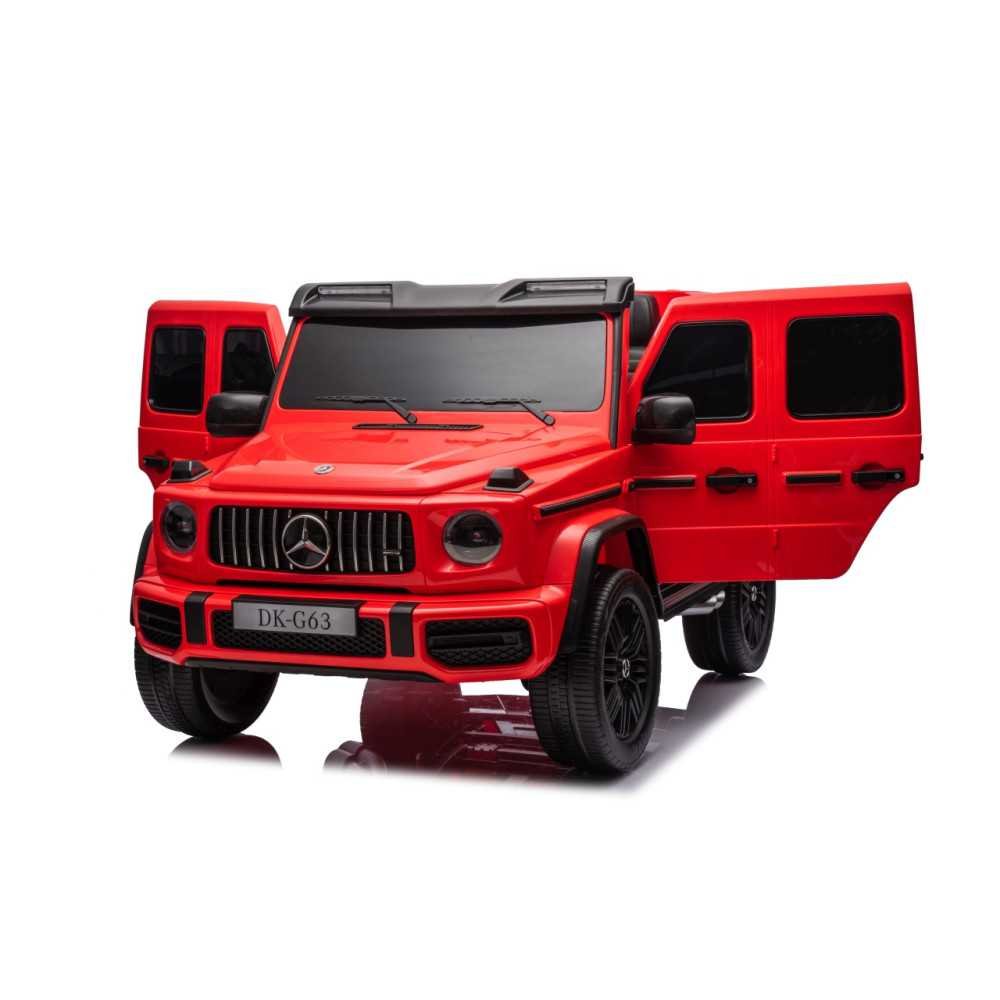 Elektromobilis Mercedes Benz G63 AMG XXL MP4, Red-Elektromobiliai vaikams, Visureigiai-e-vaikas
