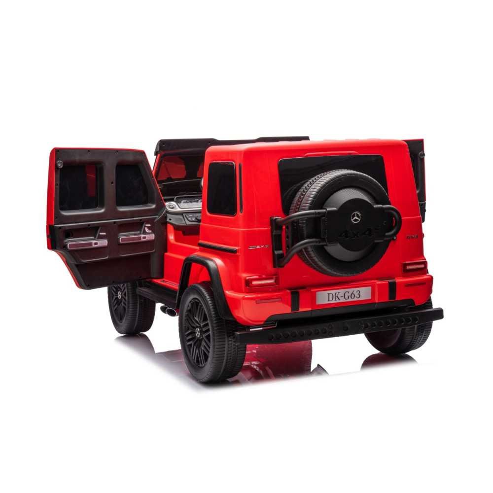 Elektromobilis Mercedes Benz G63 AMG XXL MP4, Red-Elektromobiliai vaikams, Visureigiai-e-vaikas