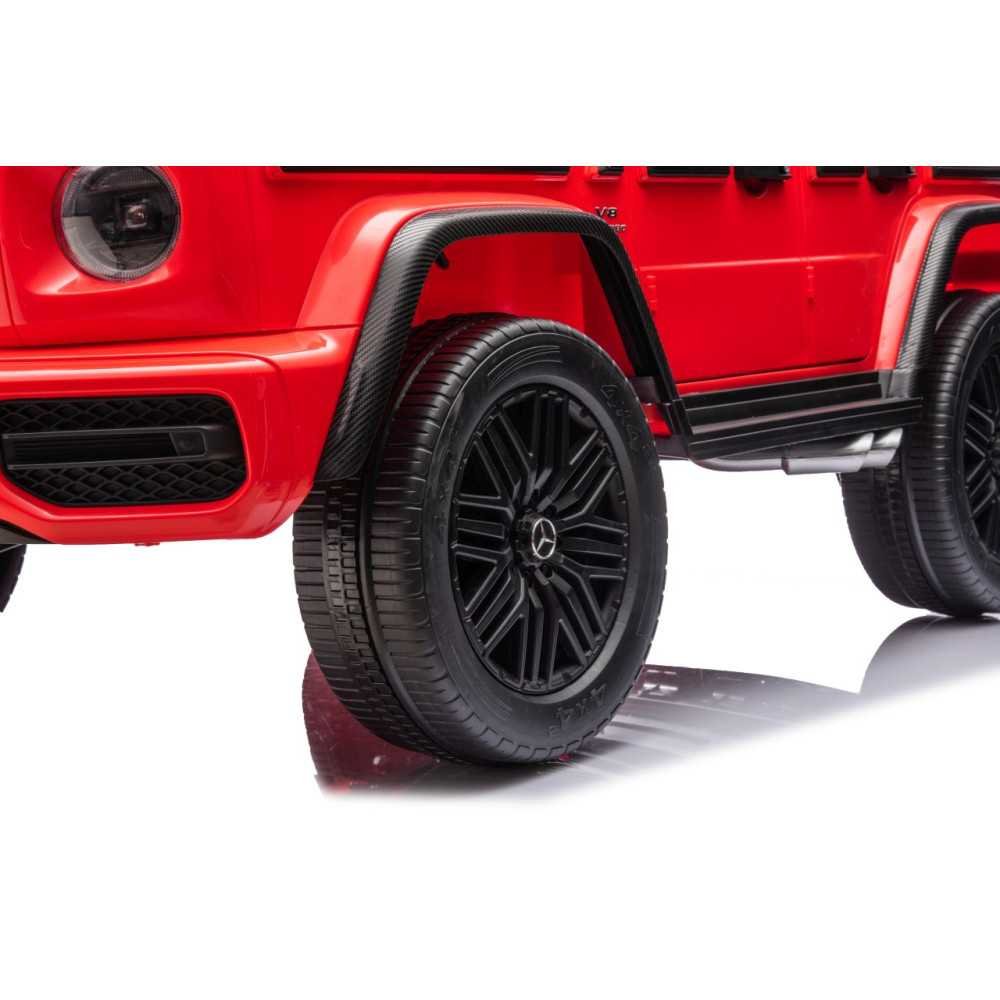 Elektromobilis Mercedes Benz G63 AMG XXL MP4, Red-Elektromobiliai vaikams, Visureigiai-e-vaikas
