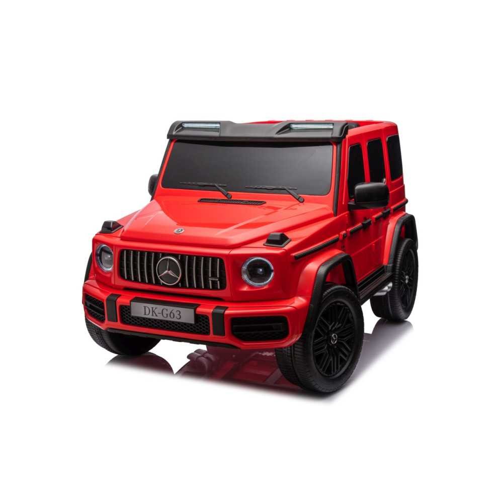 Elektromobilis Mercedes Benz G63 AMG XXL MP4, Red-Elektromobiliai vaikams, Visureigiai-e-vaikas