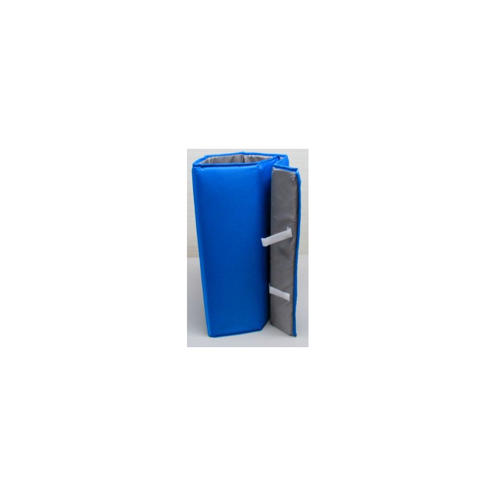 Sulankstoma kelioninė lovelė K1, mėlyna-pilka, R-SPORT, maniežė-Miegui, Maniežai-e-vaikas