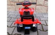 Jeździk Quad J5 czerwony, chodzik, muzyka, klakson