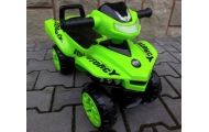 Jeździk Quad J5 zielony, chodzik, muzyka, klakson