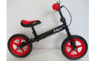Rowerek biegowy czerwono-czarny R4 R-Sport  Koła EVA 12''