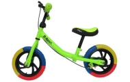 Rowerek biegowy R6 zielony R-Sport 12'' hamulec, dzwonek