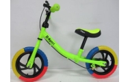 Rowerek biegowy R6 zielony R-Sport 12'' hamulec, dzwonek