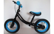 Rowerek biegowy R3 niebiesko-czarny R-Sport 12'' hamulec, dzwonek