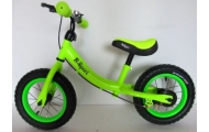 Rowerek biegowy R3 zielony R-Sport 12'' hamulec, dzwonek
