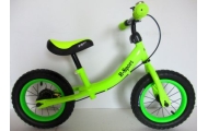Rowerek biegowy R3 zielony R-Sport 12'' hamulec, dzwonek