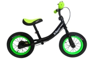 Rowerek biegowy R3 zielono-czarny R-Sport 12'' hamulec, dzwonek