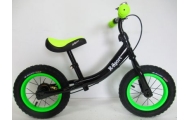 Rowerek biegowy R3 zielono-czarny R-Sport 12'' hamulec, dzwonek