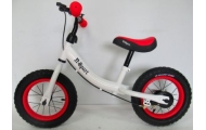 Rowerek biegowy R3 czerwono-biały R-Sport 12'' hamulec, dzwonek