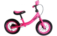 Rowerek biegowy R3 różowy R-Sport 12'' hamulec, dzwonek