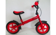 Rowerek biegowy R9 czerwony R-Sport 12'' hamulec, dzwonek