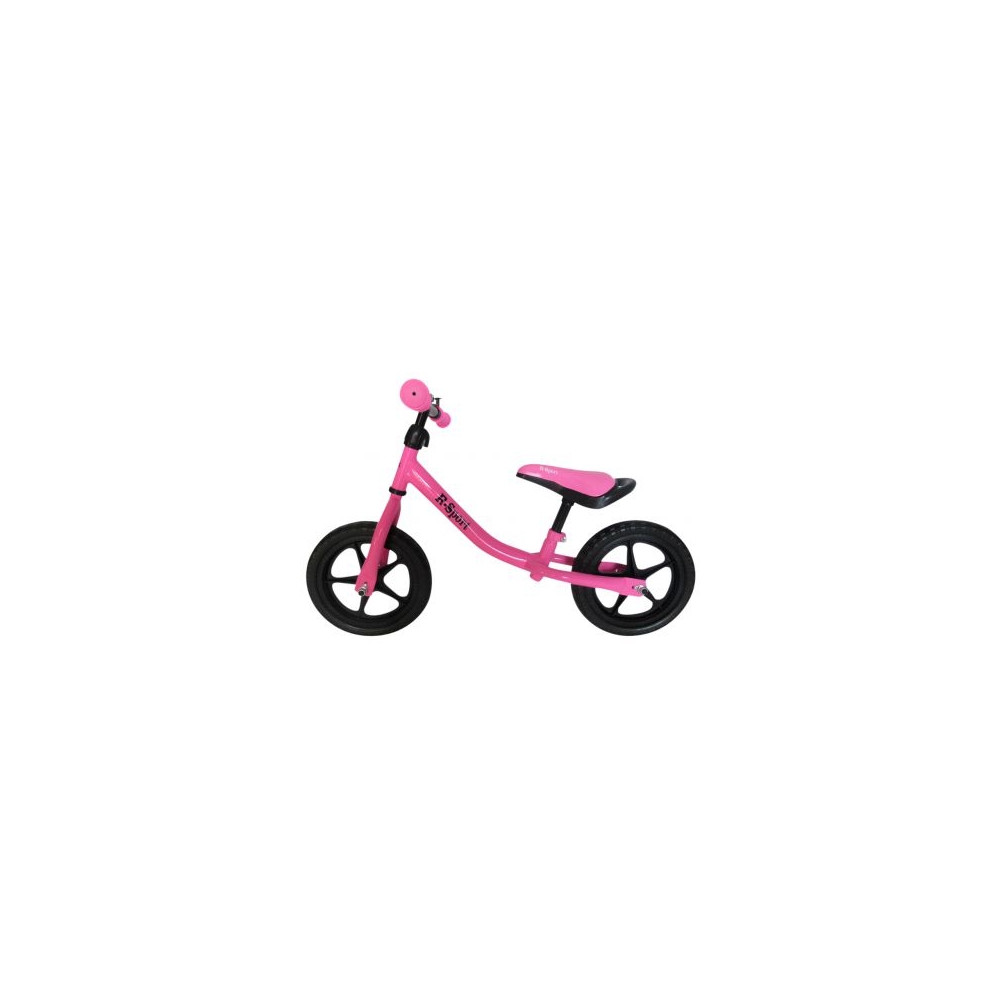 Balansinis dviratis R1 rožinis „R-Sport“ EVA ratai, skambutis-Judėjimui, Balansiniai dviratukai-e-vaikas