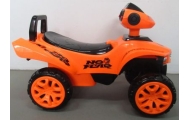 Jeździk Quad J5 pomarańczowy, chodzik, muzyka, klakson