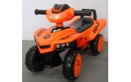 Paspiriamas keturratis „Quad J5“, oranžinis, muzika, signalas-Judėjimui, Paspiriamosios mašinėlės ir jų priedai, Paspiriamos maš