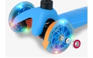 Paspirtukas H1 rožinis „R-Sport“ su šviečiančiais LED ratais-Judėjimui, Paspirtukai vaikams-e-vaikas