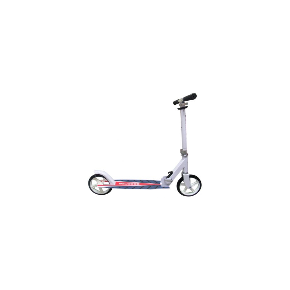 Didelis sulankstomas paspirtukas H4, baltas, „R-Sport“, 200 mm ratai, iki 100 kg-Judėjimui, Paspirtukai vaikams-e-vaikas