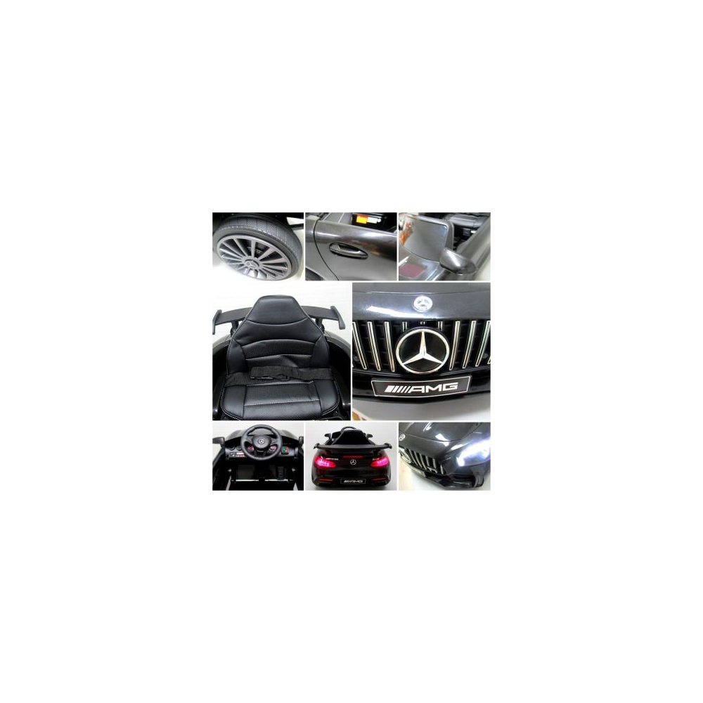 Elektromobilis Mercedes GTR-S, Black-Elektromobiliai vaikams, Mašinos-e-vaikas