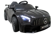 Mercedes GTR-S czarny Miękkie koła Eva, miękki fotelik Licencja Akumulator litowo-jonowy