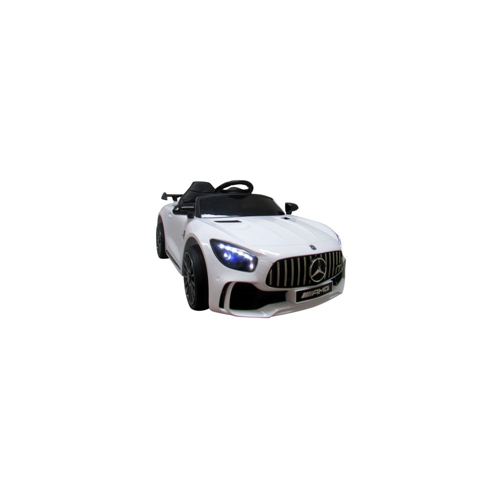 Elektromobilis Mercedes GTR-S, White-Elektromobiliai vaikams, Mašinos-e-vaikas