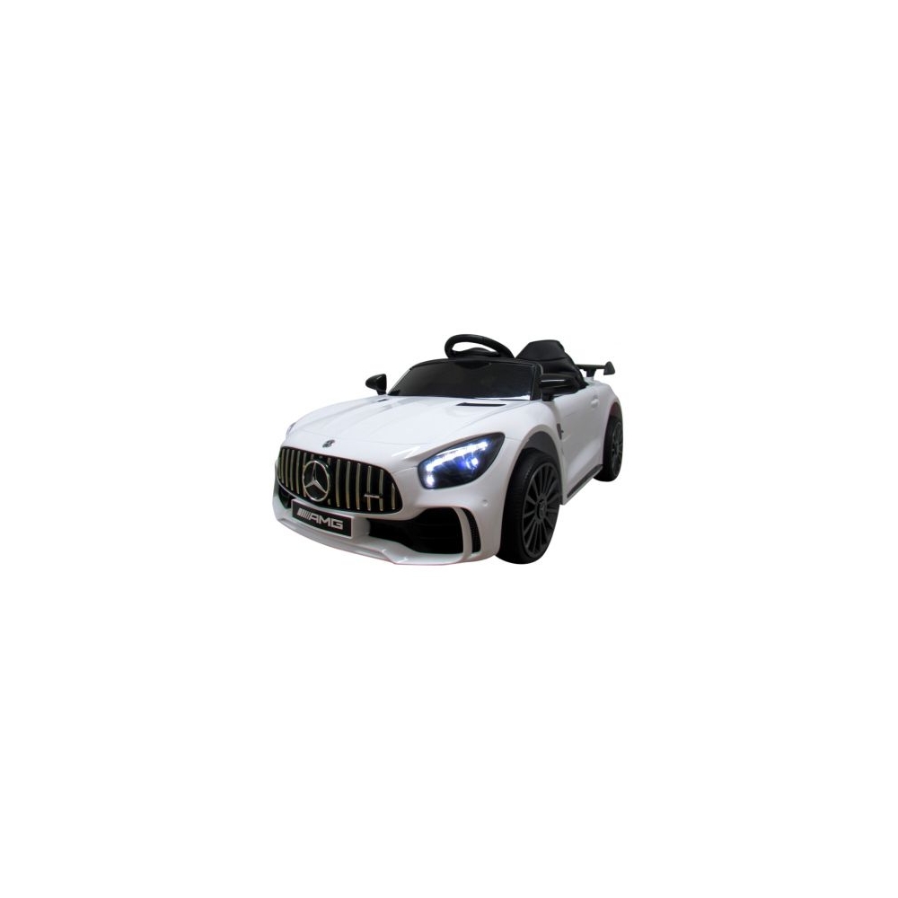 Elektromobilis Mercedes GTR-S, White-Elektromobiliai vaikams, Mašinos-e-vaikas