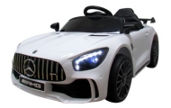 Elektromobilis Mercedes GTR-S, White-Elektromobiliai vaikams, Mašinos-e-vaikas
