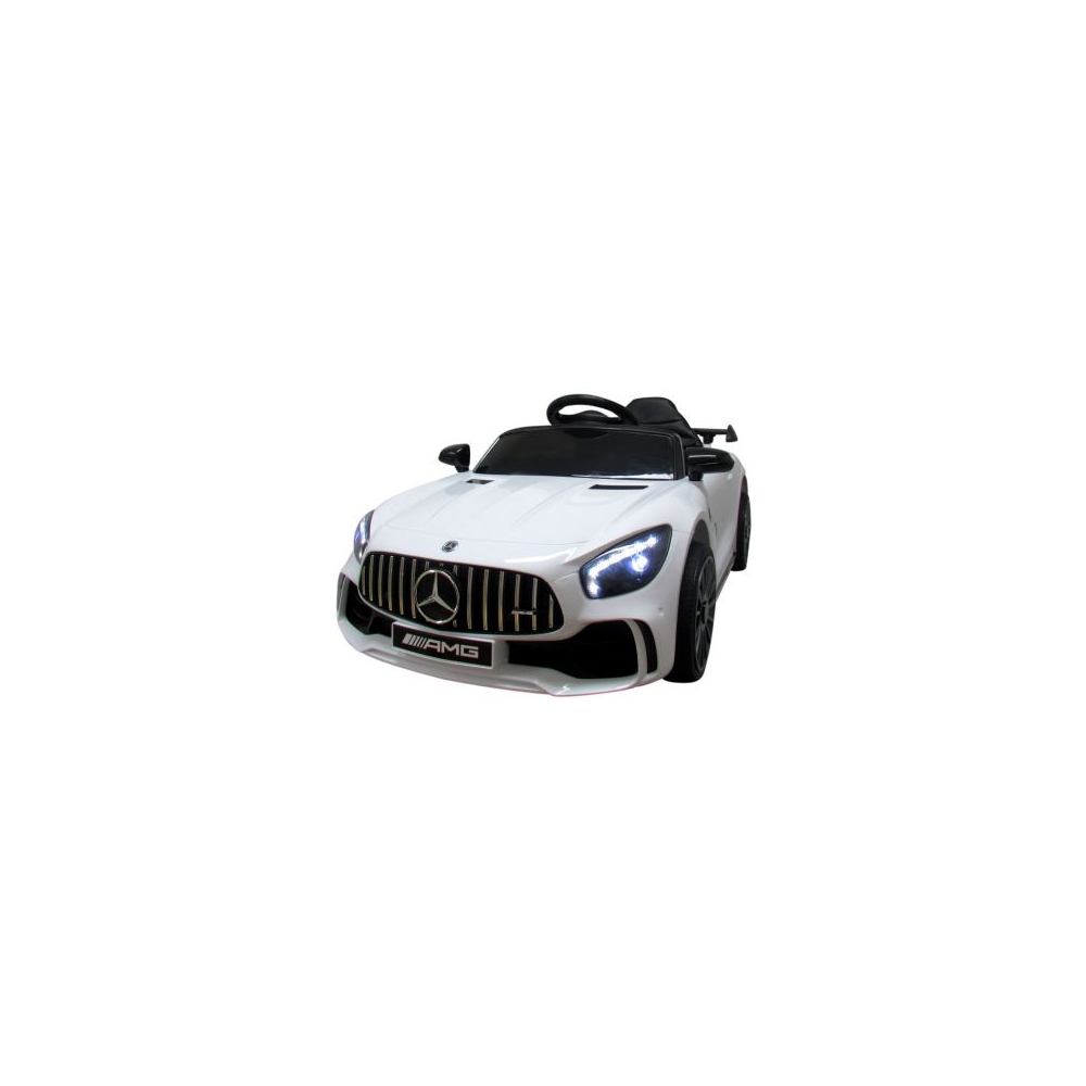 Elektromobilis Mercedes GTR-S, White-Elektromobiliai vaikams, Mašinos-e-vaikas