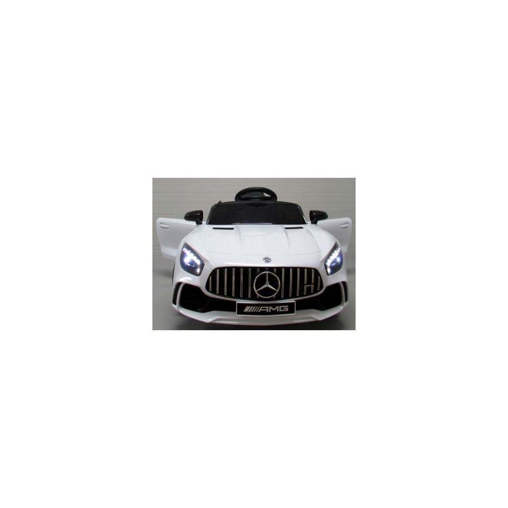Elektromobilis Mercedes GTR-S, White-Elektromobiliai vaikams, Mašinos-e-vaikas