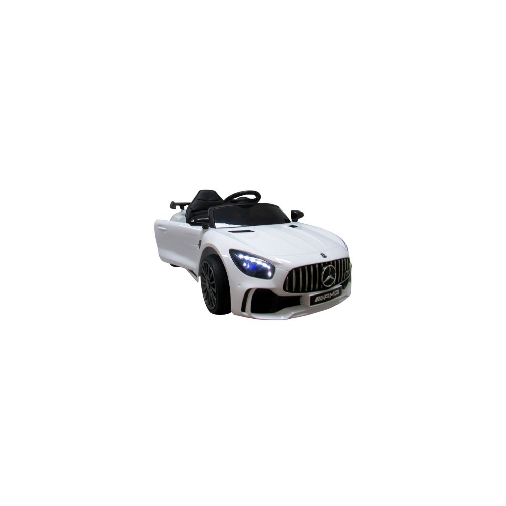 Elektromobilis Mercedes GTR-S, White-Elektromobiliai vaikams, Mašinos-e-vaikas