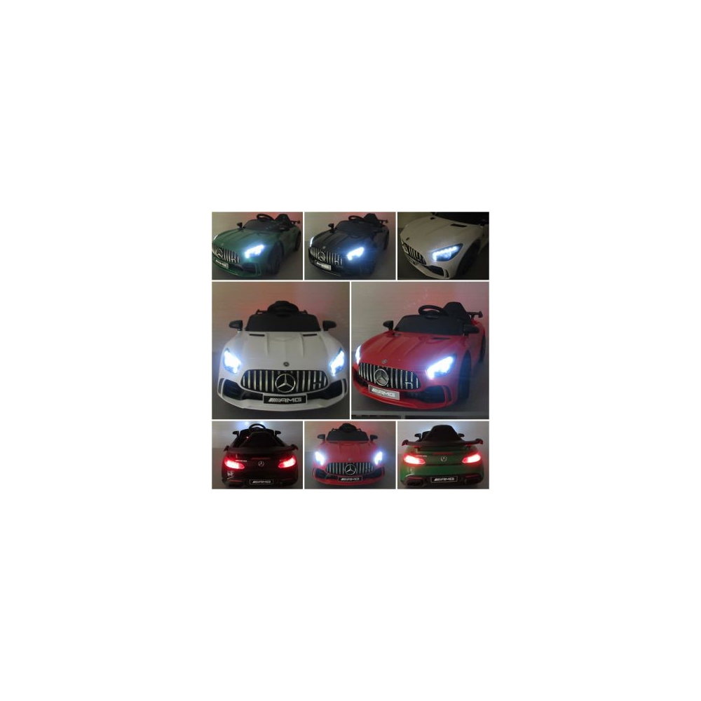 Elektromobilis Mercedes GTR-S, White-Elektromobiliai vaikams, Mašinos-e-vaikas