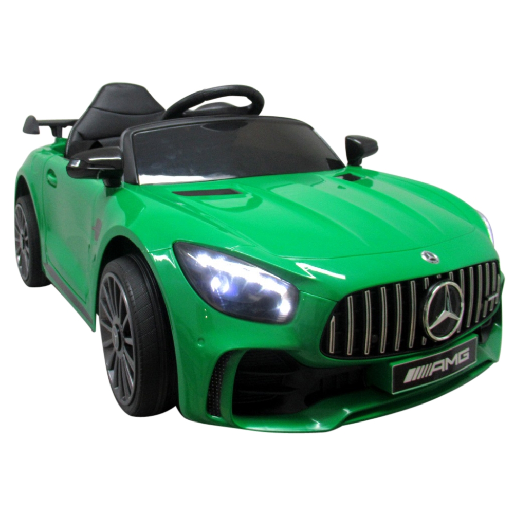 Elektromobilis Mercedes GTR-S, Green-Elektromobiliai vaikams, Mašinos-e-vaikas