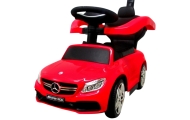 Pchacz Mercedes AMG c63 CZERWONY  Jeździk, muzyka