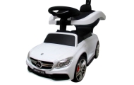 Pchacz Mercedes AMG c63 BIAŁY Jeździk, muzyka