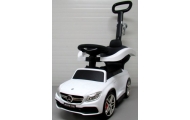 Pchacz Mercedes AMG c63 BIAŁY Jeździk, muzyka