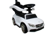 Pchacz Mercedes AMG c63 BIAŁY Jeździk, muzyka