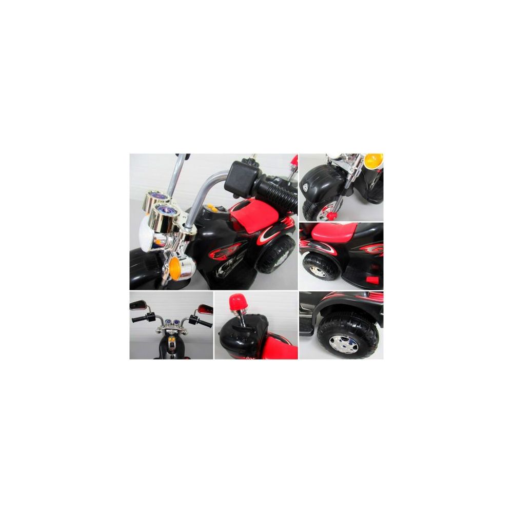 Motorek M8 czarny, motorek na akumulator