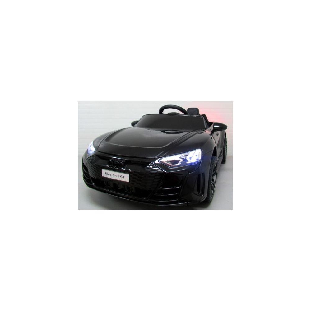 AUDI E-Tron GT Czarny Auto na akumulator EVA Skóra pilot akumulator litowo-jonowy