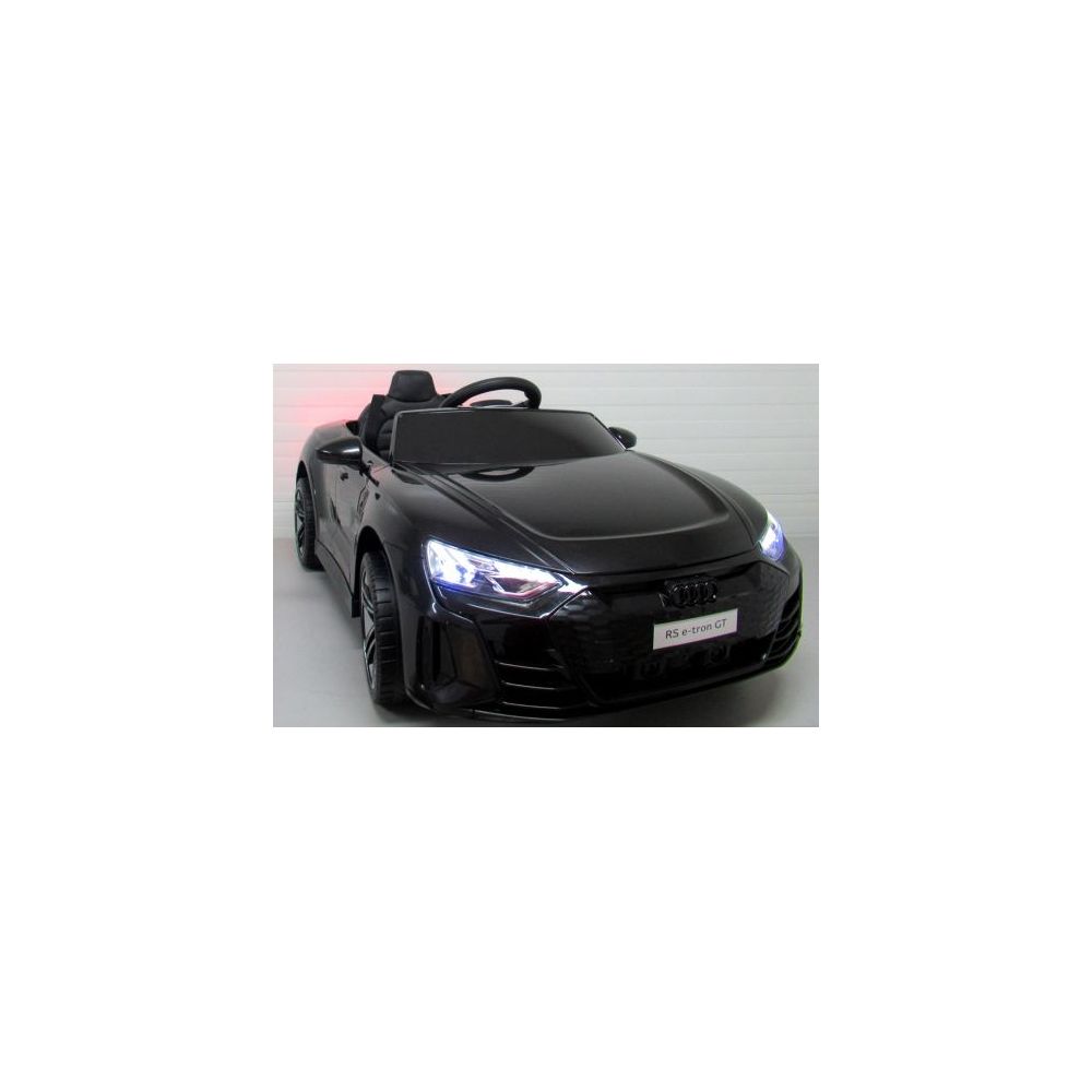 AUDI E-Tron GT Czarny Auto na akumulator EVA Skóra pilot akumulator litowo-jonowy