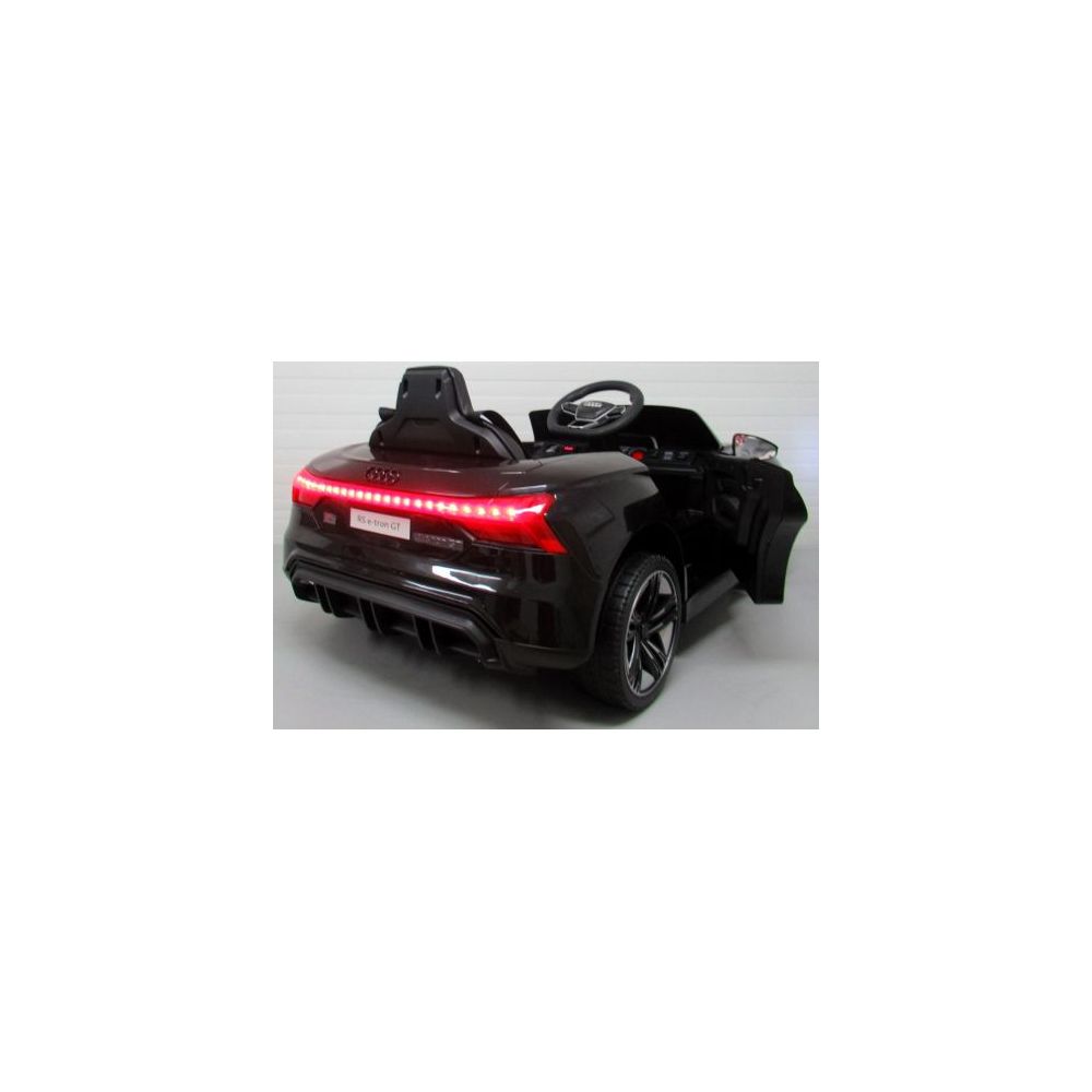AUDI E-Tron GT Czarny Auto na akumulator EVA Skóra pilot akumulator litowo-jonowy