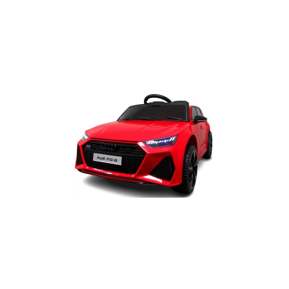 AUDI RS6 GT Czerwony Auto na akumulator EVA Skóra pilot