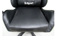 Fotel Gamingowy K3 R-Sport  CZARNY dla gracza+masażer