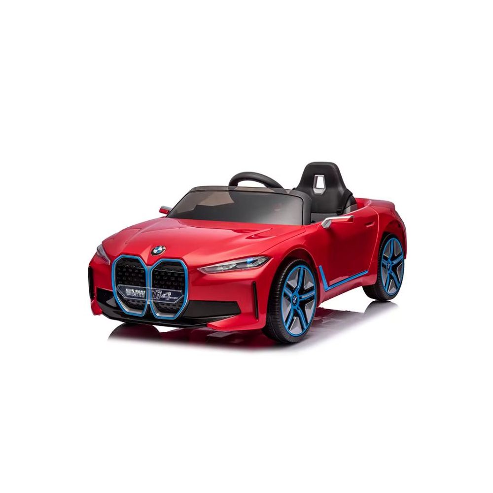 BMW i4 Czerwony Auto na akumulator EVA Skóra pilot