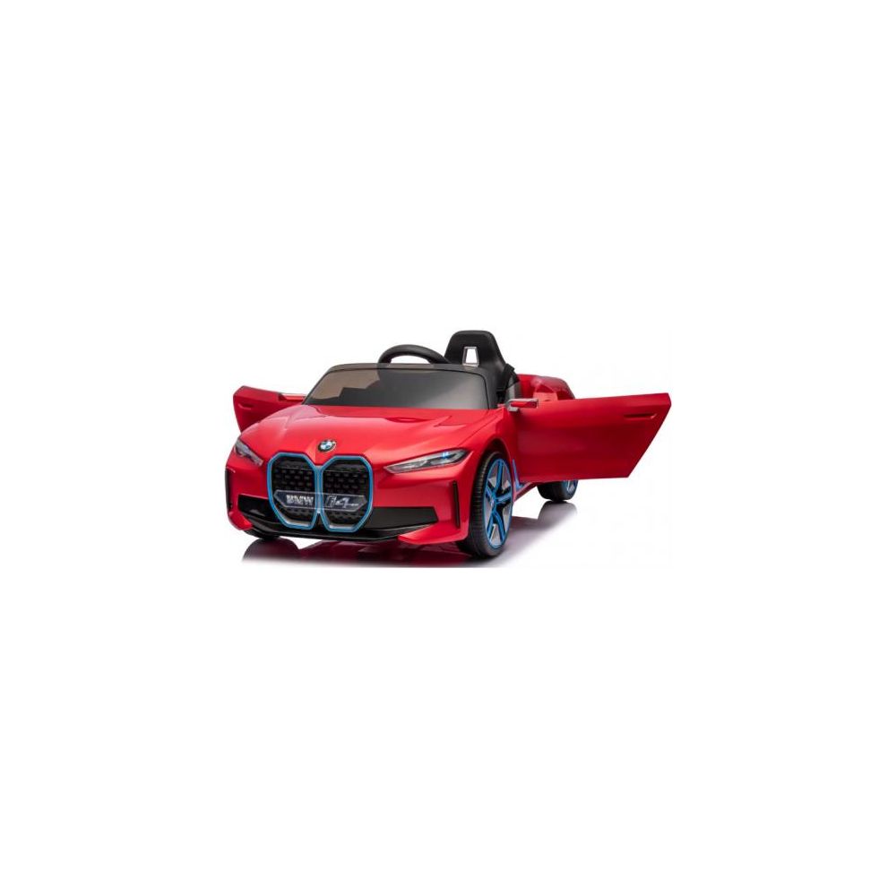 BMW i4 Czerwony Auto na akumulator EVA Skóra pilot
