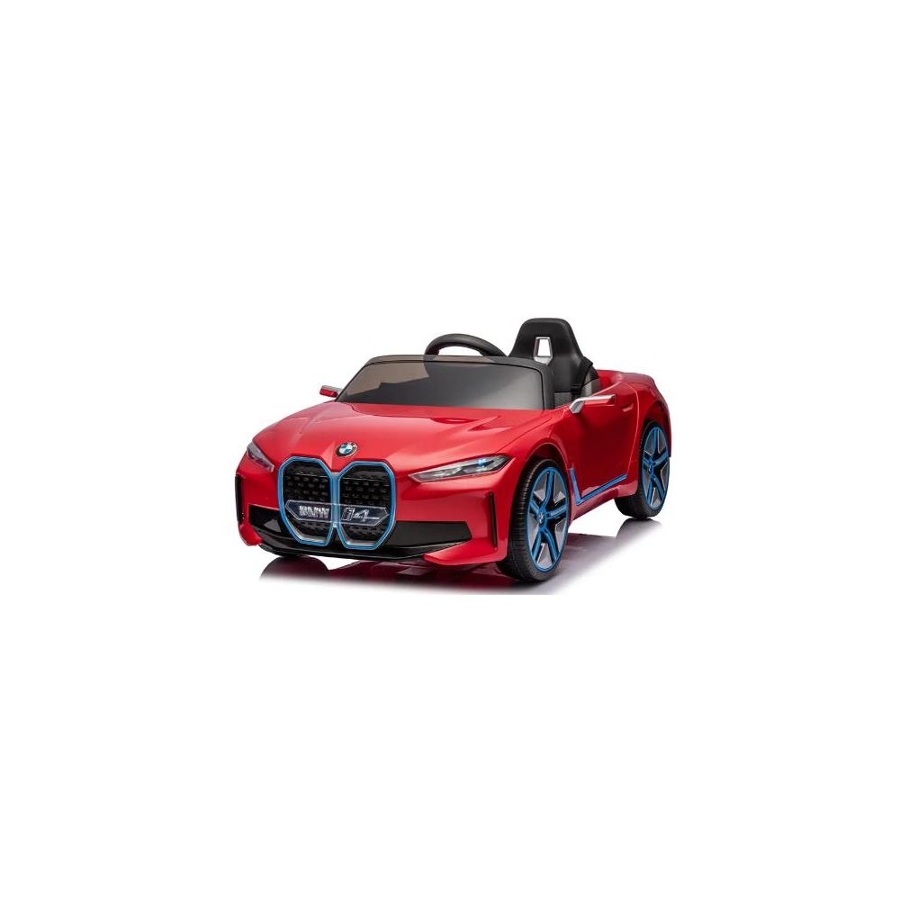 BMW i4 Czerwony Auto na akumulator EVA Skóra pilot