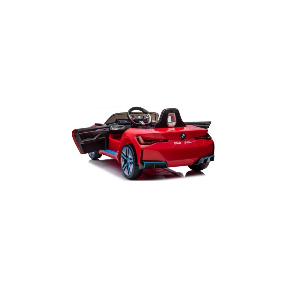 BMW i4 Czerwony Auto na akumulator EVA Skóra pilot