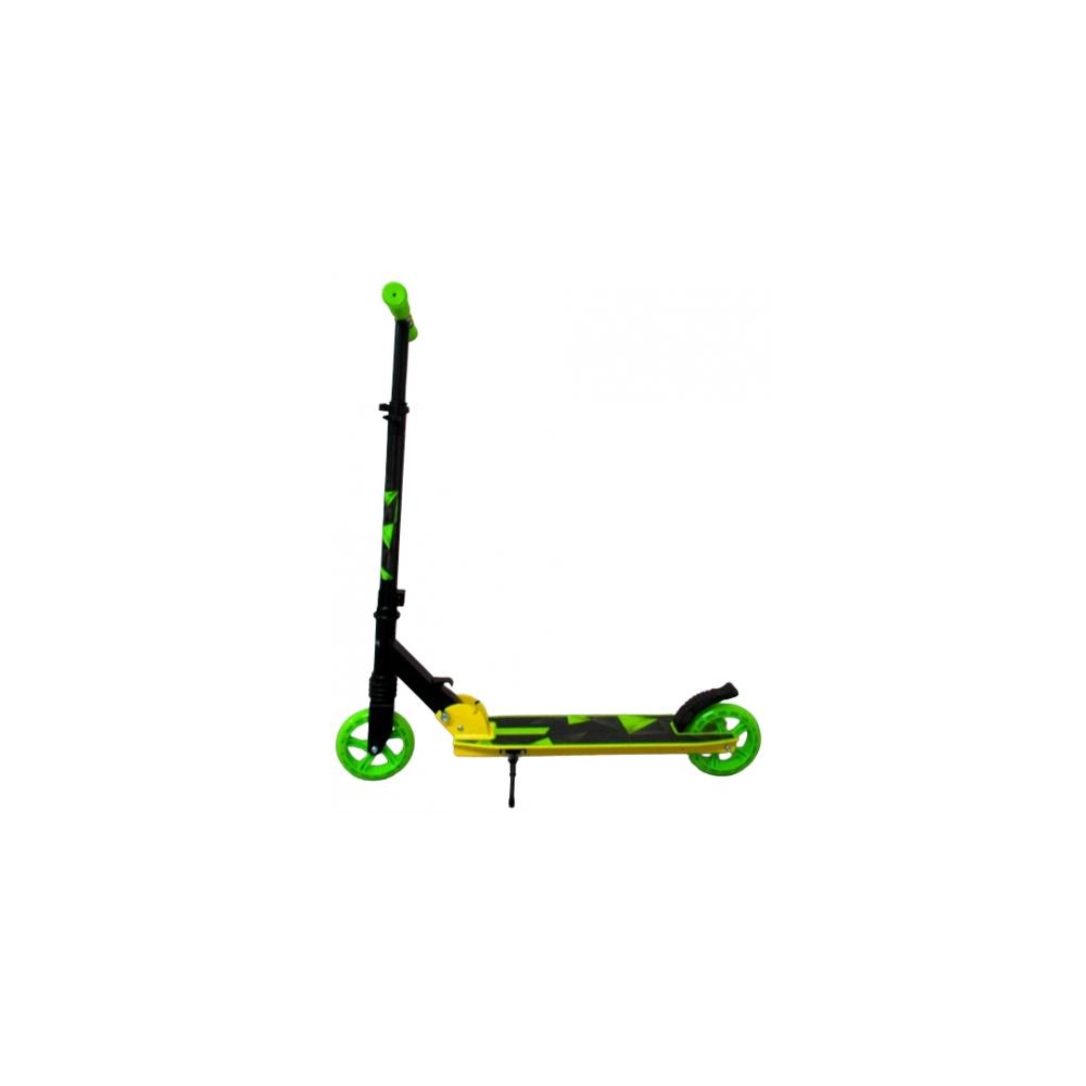 Duża Hulajnoga H10 ZIELONO-CZARNA Składana R-Sport koła 145 mm do 100 kg