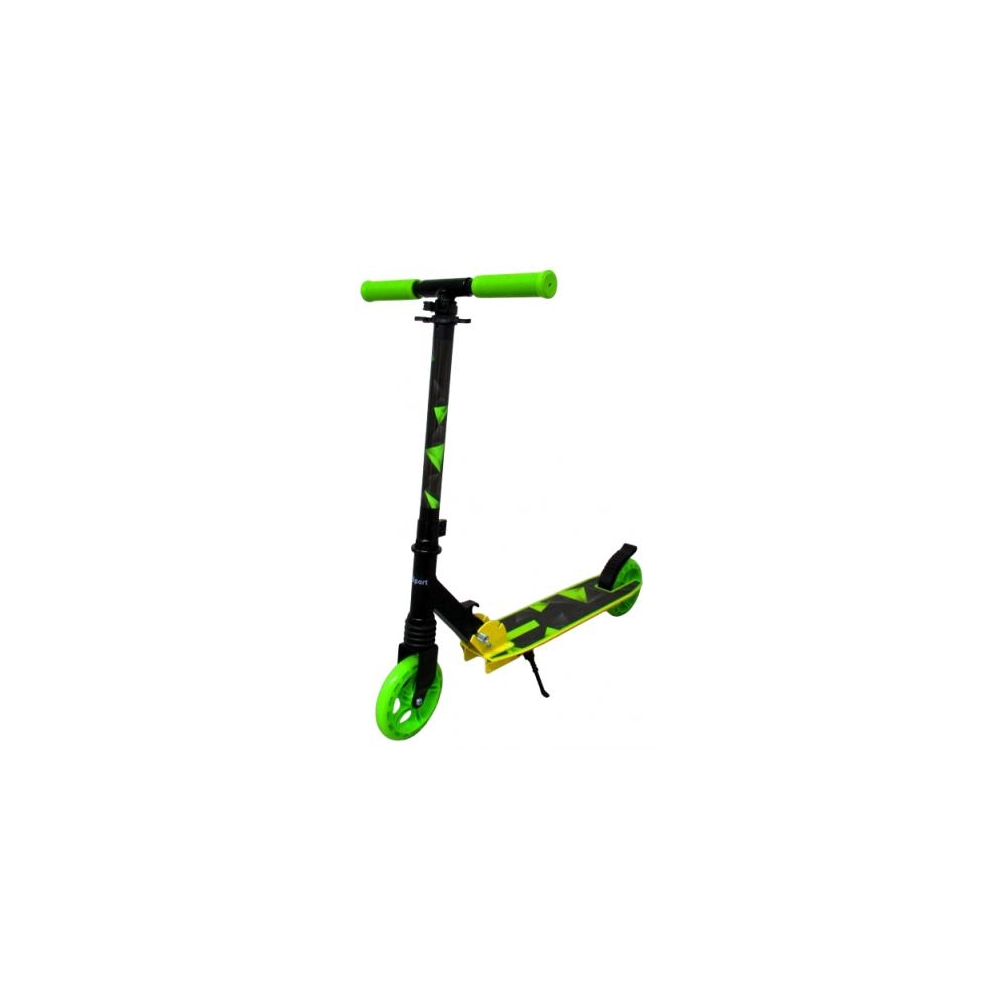 Duża Hulajnoga H10 ZIELONO-CZARNA Składana R-Sport koła 145 mm do 100 kg