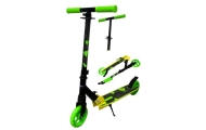 Duża Hulajnoga H10 ZIELONO-CZARNA Składana R-Sport koła 145 mm do 100 kg